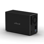 Custodia esterna per HDD con array combinato RAID da 3,5 pollici con interfaccia USB-B Blueendless a 2 alloggiamenti, USB-B