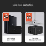 Custodia esterna per HDD con array combinato RAID da 3,5 pollici con interfaccia USB-B Blueendless a 2 alloggiamenti, USB-B