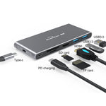 Dock di espansione HUB multifunzione Type-C / USB-C Blueendless 6 in 1 Unità a stato solido M.2 NGFF, 6 In 1