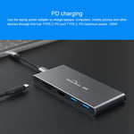 Dock di espansione HUB multifunzione Type-C / USB-C Blueendless 6 in 1 Unità a stato solido M.2 NGFF, 6 In 1