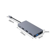 Dock di espansione HUB multifunzione Type-C / USB-C 12 in 1 Blueendless, 12 In 1