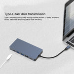 Dock di espansione HUB multifunzione Type-C / USB-C 12 in 1 Blueendless, 12 In 1
