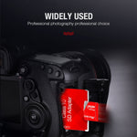Scheda di memoria MICRODATA TF (Micro SD) rossa e grigia da 128 GB Classe 10, 128GB