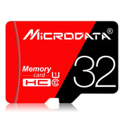 Scheda memoria MicroSD 32GB U1 Microdata rossa e nera