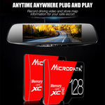 Scheda di memoria MICRODATA 64GB U3 rossa e nera TF (Micro SD) ad alta velocità, 64GB