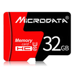 Scheda di memoria MICRODATA 32 GB U1 rossa e nera TF (Micro SD)., 32GB