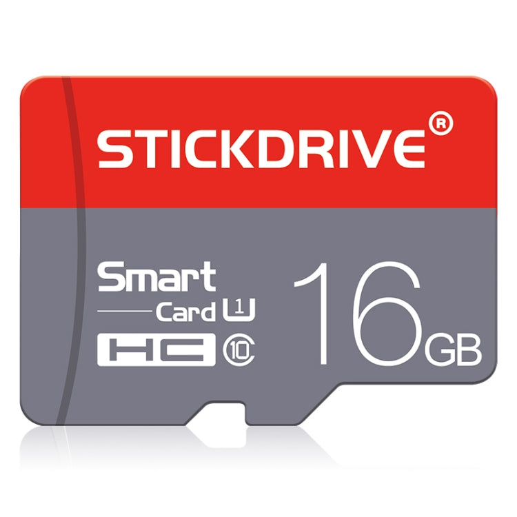 Scheda di memoria micro SD 16GB U1 rossa e grigia