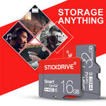 Scheda memoria micro SD 128GB U3 rossa e grigia