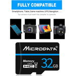 Scheda di memoria MICRODATA 16 GB U1 Blue Line e TF nera (Micro SD)., 16GB