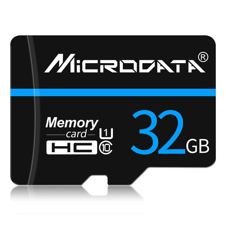 Scheda di memoria MICRODATA U1 Blue Line da 32 GB e TF nera (Micro SD)., 32GB