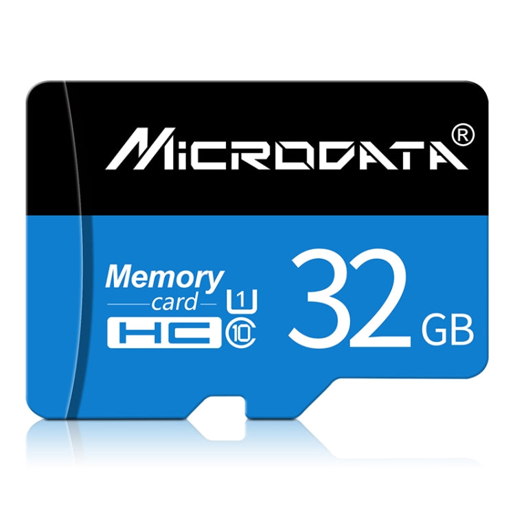 Scheda di memoria MICRODATA 32 GB U1 blu e nera TF (Micro SD)., 32GB