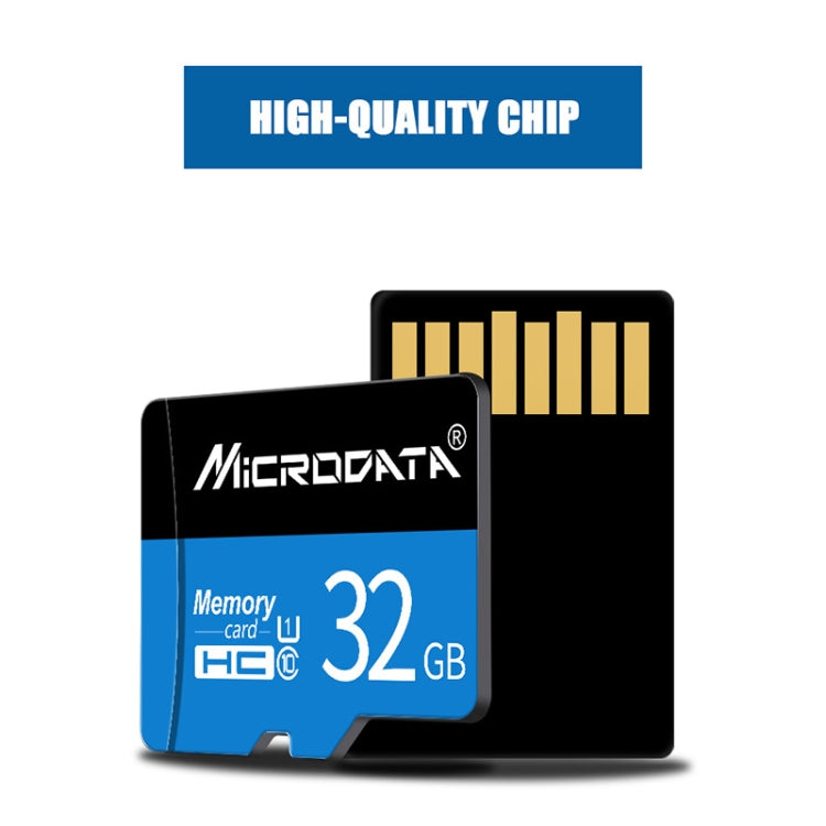Scheda di memoria MICRODATA 32 GB U1 blu e nera TF (Micro SD)., 32GB
