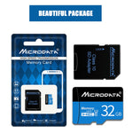 Scheda di memoria MICRODATA 32 GB U1 blu e nera TF (Micro SD)., 32GB