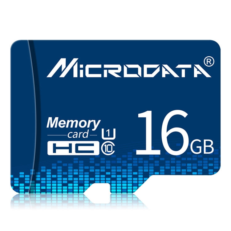 Scheda di memoria MICRODATA 16 GB U1 blu TF (Micro SD)., 16GB