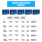 Scheda di memoria MICRODATA 32 GB U1 blu TF (Micro SD)., 32GB