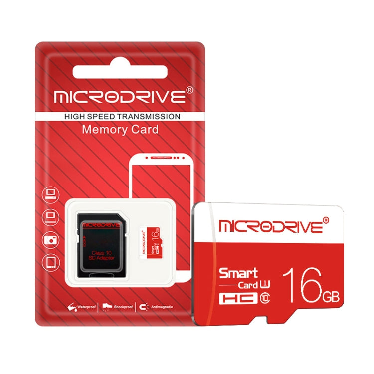 Scheda di memoria Microdrive Micro SD (TF) ad alta velocità classe 10 da 16 GB, 16GB