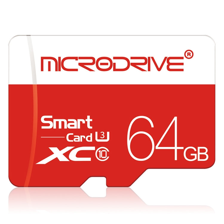 Microdrive Scheda di memoria Micro SD (TF) ad alta velocità Classe 10 da 64 GB, 64GB