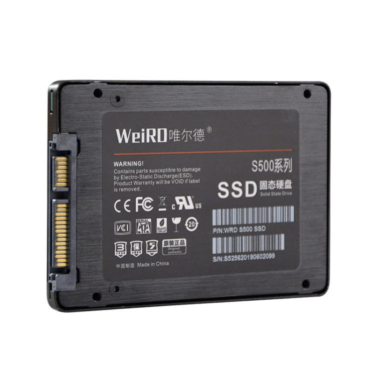 WEIRD S500 Unità a stato solido SATA 3.0 da 512 GB e 2,5 pollici per laptop, desktop, 512GB