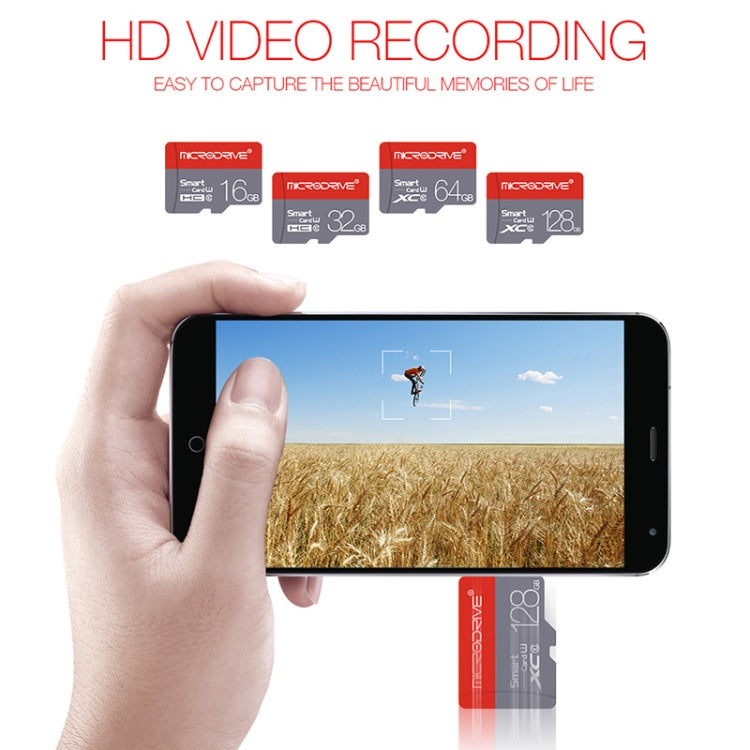 Scheda di memoria Microdrive Micro SD (TF) ad alta velocità classe 10 da 128 GB, 128GB