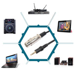 Cavo audio microfono 3 m 3,5 mm maschio a XLR femmina