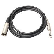 Cavo audio microfono mono 3 pin maschio a 6,35 mm