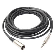 Cavo audio microfono mono 3 pin maschio a 6,35 mm