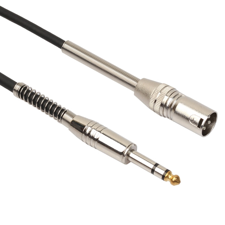 30cm XLR 3-Pin Male to 1/4 inch (6.35mm) Female Stereo Microphone Audio Cable, BK2077KM