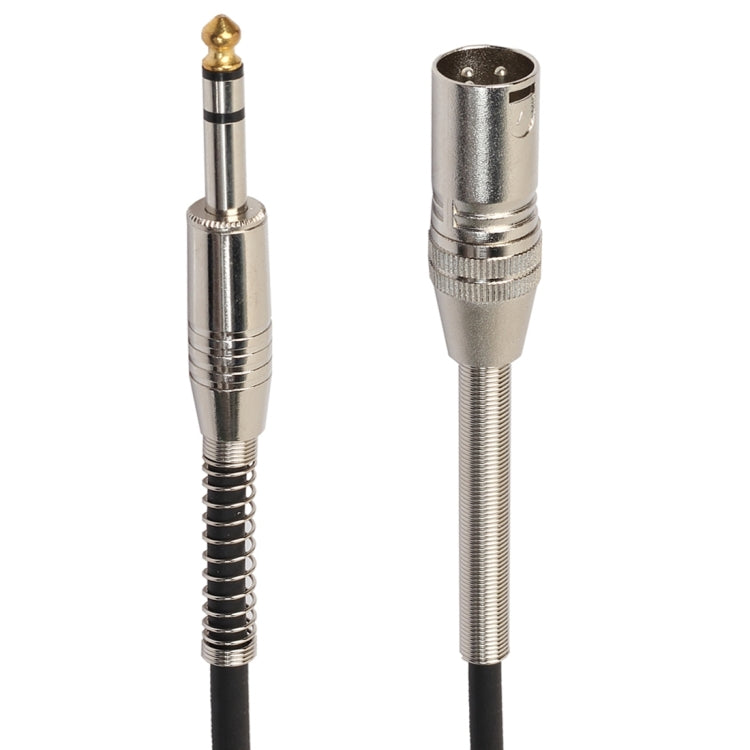 30cm XLR 3-Pin Male to 1/4 inch (6.35mm) Female Stereo Microphone Audio Cable, BK2077KM