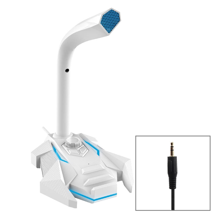 Microfono a condensatore doppio cablato 3,5 mm per PC e Mac
