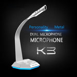 Microfono USB condensatore per PC, Mac e PS4