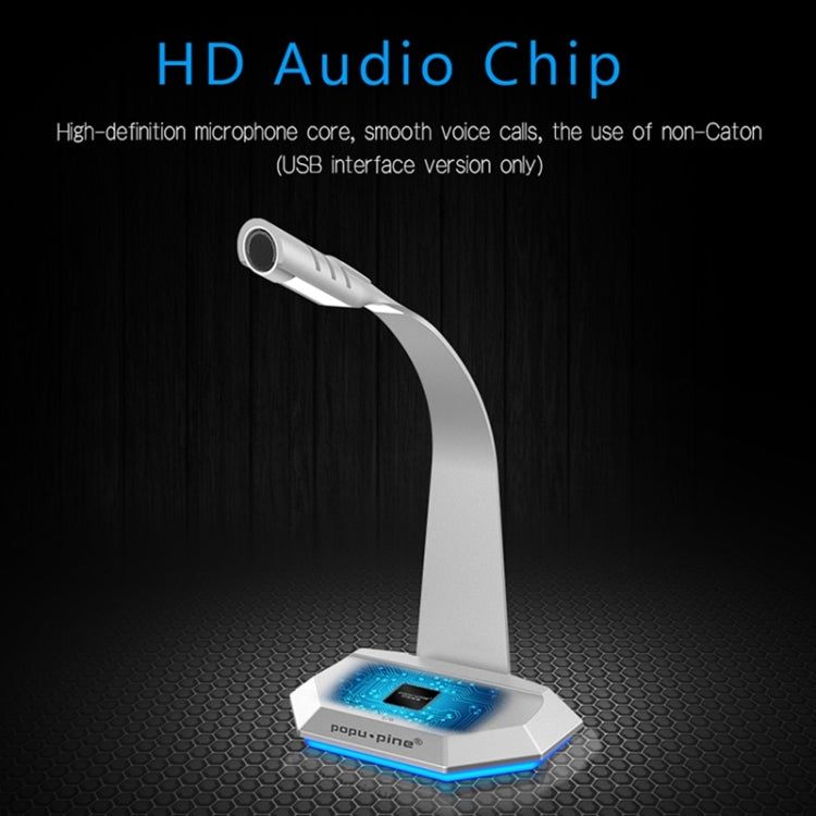 Microfono USB condensatore per PC, Mac e PS4