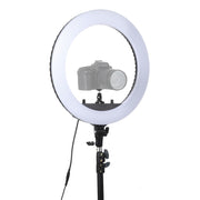 18 Inch 55W Dual Speed ​​Dimmable Self-timer LED Ring Fill Light for Shooting Photography with Tripod Stand, 18 Inch