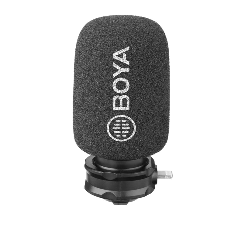 BOYA BY-DM200 Video Vlogging Recording Microphone with 8-Pin Interface Socket for iPhone, BY-DM200