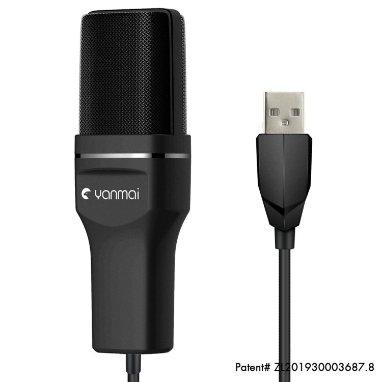 Yanmai SF-777 Microfono a condensatore per registrazione di giochi per computer da 1,4 m con filtro anti-pop e supporto per treppiede, SF-777