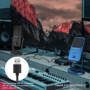 Yanmai SF-900 Multi-function Four-Directional Studio Recording Condenser Microphone with Tabletop Stand