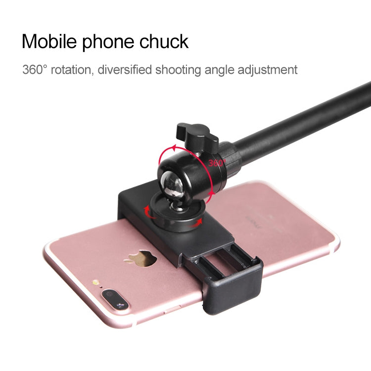 Tabletop Cell Phone Aerial Bracket Photography Microcourse Video Recording Live Broadcast Tripod, Single-camera Setup, Single-camera Setup