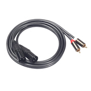 Cavo audio 2 RCA maschio a 2 XLR maschio 1,5 m