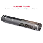 Microfono shotgun condensatore per videocamera DSLR