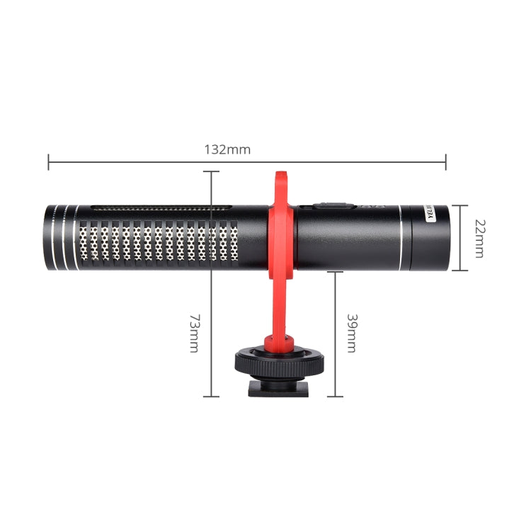 YELANGU YLG9930B MIC05 Microfono professionale per video shotgun a condensatore per interviste con cavo audio da 3,5 mm per videocamera DSLR e DV