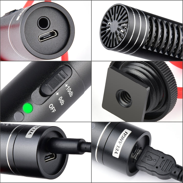 Microfono shotgun condensatore per videocamera DSLR