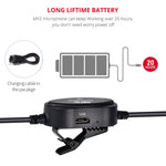 Microfono lavalier YELANGU MY2 per smartphone e fotocamere