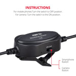 Microfono lavalier YELANGU MY2 per smartphone e fotocamere