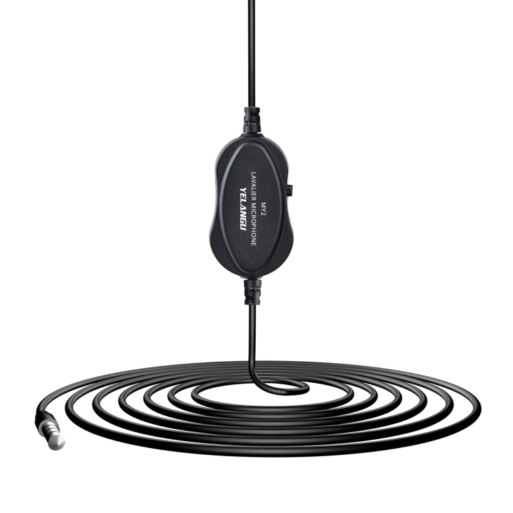 Microfono lavalier YELANGU MY2 per smartphone e fotocamere