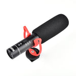 Microfono shotgun condensatore per videocamere DSLR