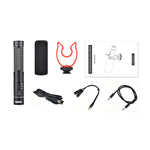 Microfono shotgun condensatore per videocamere DSLR