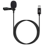 Microfono lavalier condensatore USB-C 1,5 m YC-LM10