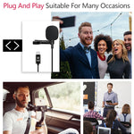 Microfono lavalier condensatore USB-C 1,5 m YC-LM10