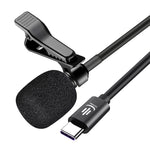 Microfono lavalier condensatore USB-C 1,5 m YC-LM10
