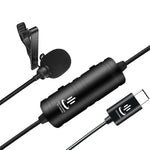 Microfono lavalier USB-C omnidirezionale 6 m YC-VM30