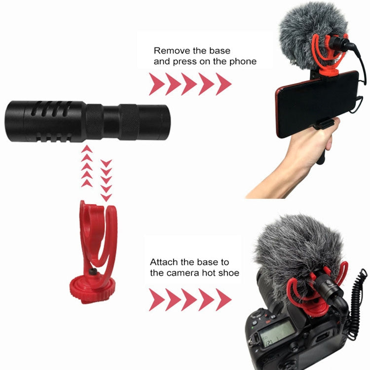 YICHUANG YC-VM100 Handheld Noise Reduction Microphone Pointed with 3.5mm Port